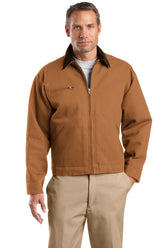 CornerStone® Tall Duck Cloth Work Jacket - Duck Brown - LT